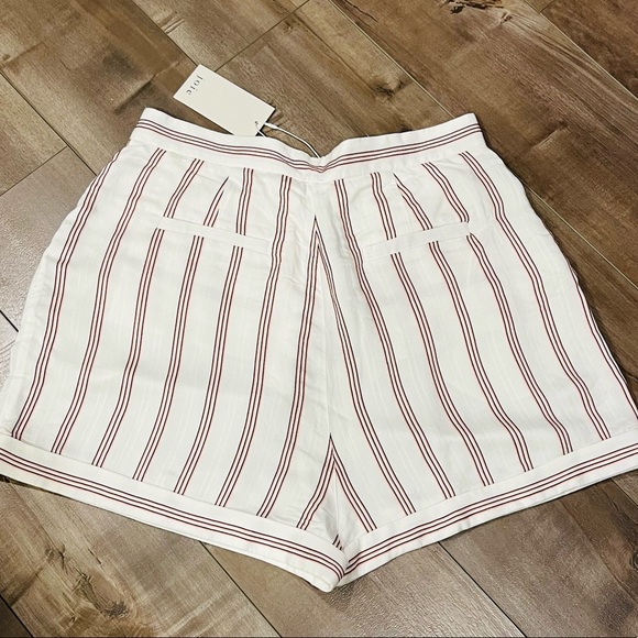 JOIE Carvel Striped High Rise Relaxed Shorts Size 12 - Picture 6 of 11